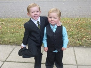 Aiden and Mason