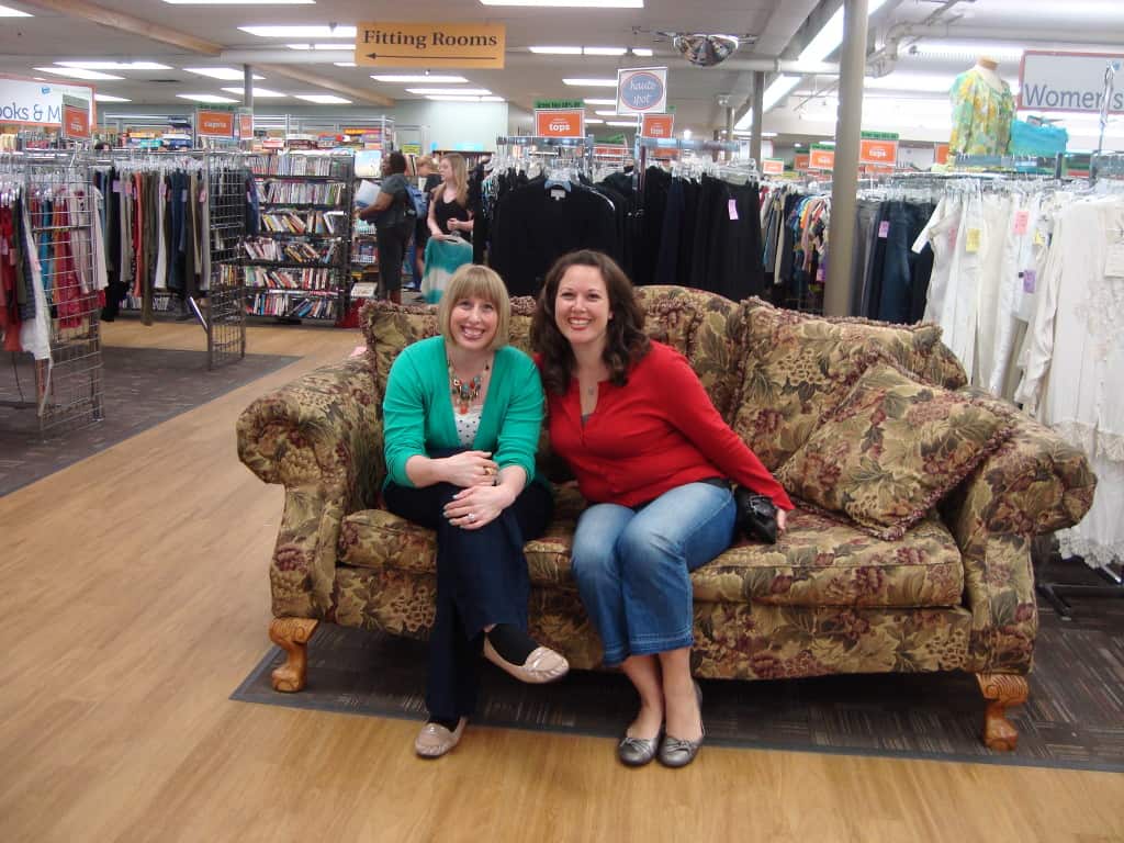 Arc's Value Village Personal Shopper Dining with Alice