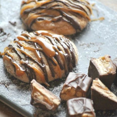Snickers Surprise Cookies-image