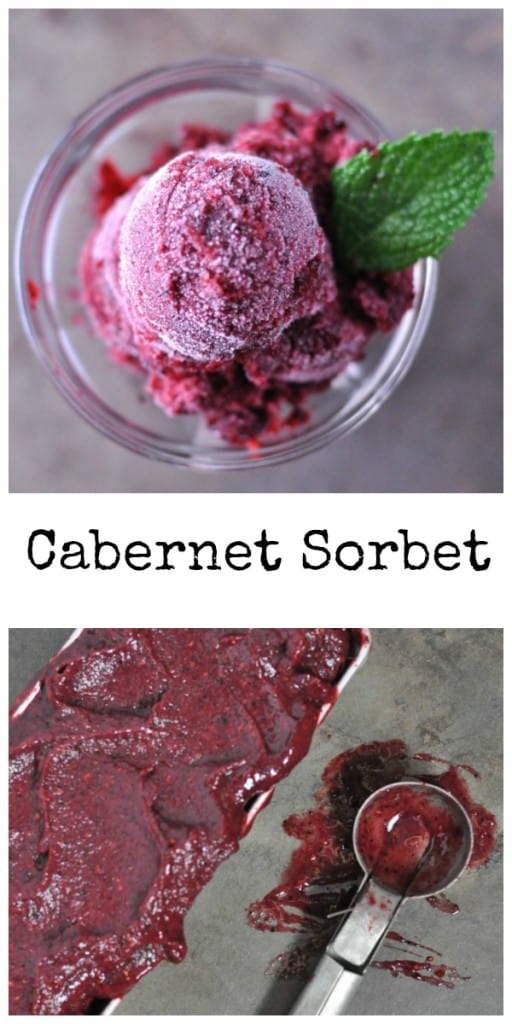 Two ingredient Cabernet Sorbet made right in your food processor in less than 5 minutes. Recipe: https://diningwithalice.com/recipe/cabernet-sorbet/ ‎#wine #wineicecream #sorbet #winesorbet