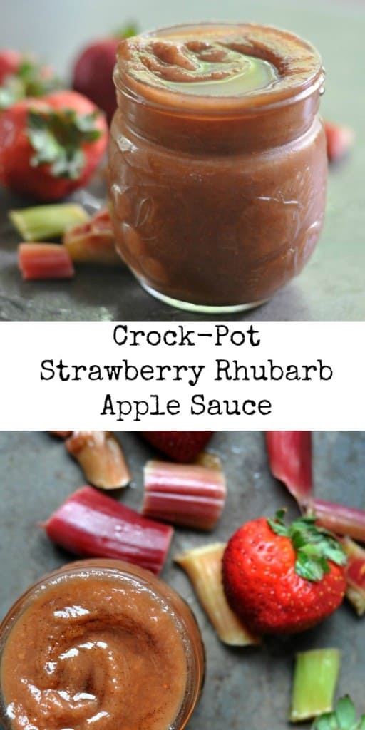 Strawberry Rhubarb Apple Sauce