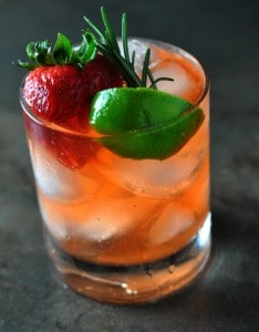 Strawberry Gin and Tonic