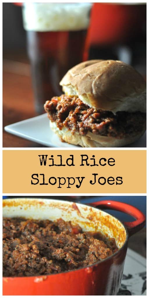 Wild Rice Sloppy Joes #sandwiches #wildrice #tailgating #football