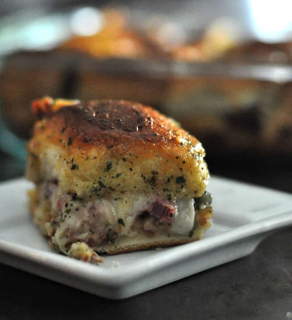 Baked Reuben Sandwiches Mini