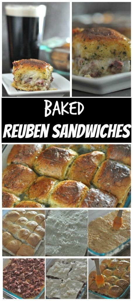 Baked Reuben Sandwiches min oven-baked