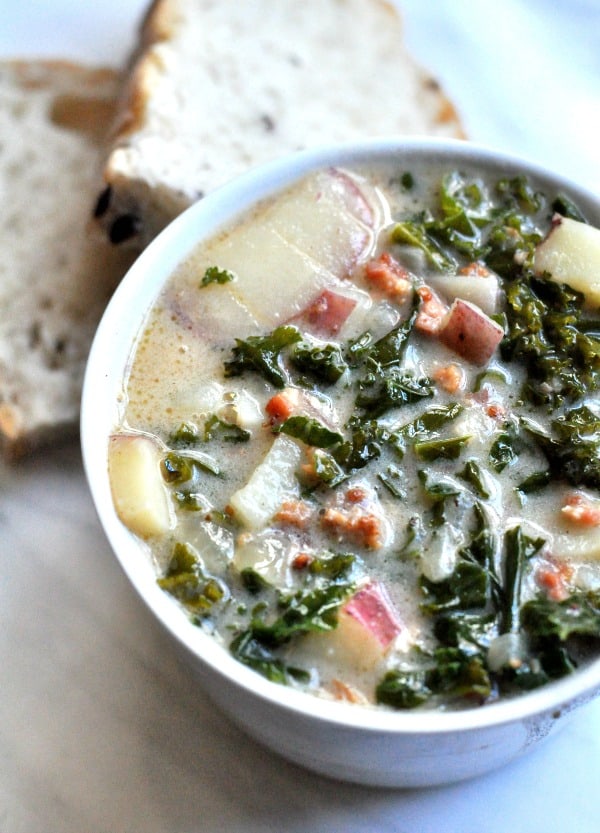 Sausage and Kale Soup - Dining with Alice