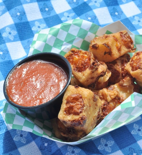 Minnesota State Fair Foods 2016 Grilled Cheese Bites