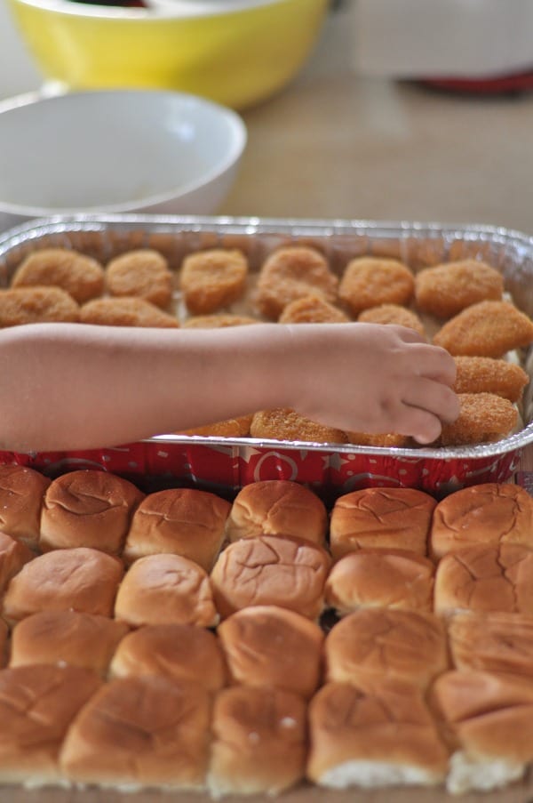 Baked Chicken Parmesan Sliders Chicken Nuggets Easy