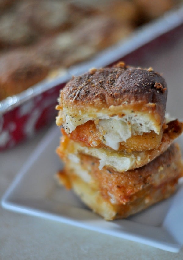 Baked Chicken Parmesan Sliders