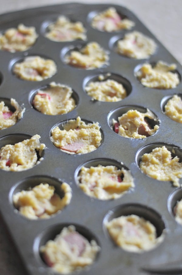 Cheesy Mini Corn Dog Muffins