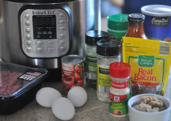 Instant Pot Meatloaf Ingredients