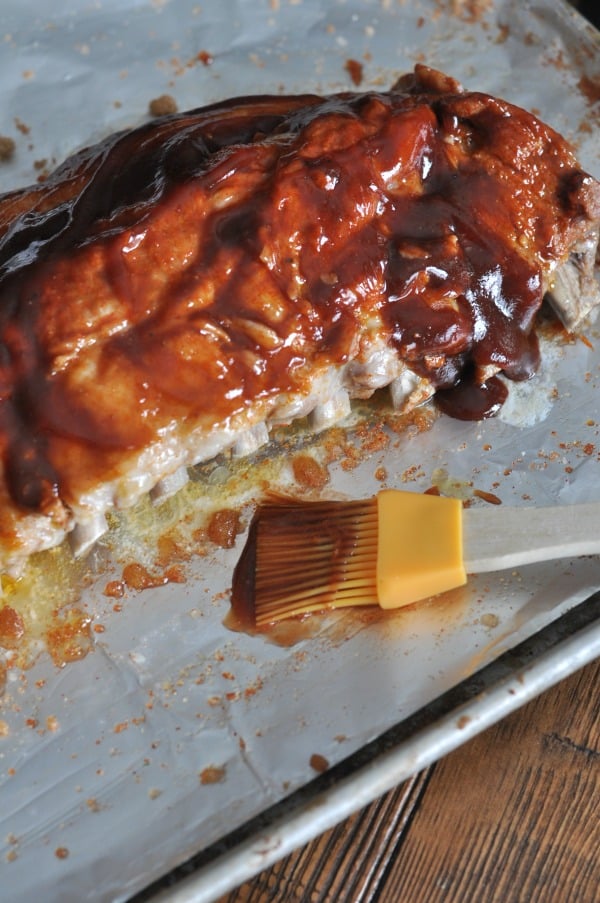 The best Instant Pot Ribs recipe for tender ribs that fall off the bone! Super easy and kid-friendly! Seasoned with a sweet and smoky rub and finished with a honey bbq sauce. Make in your Instant Pot or Crock-Pot Slow Cooker!