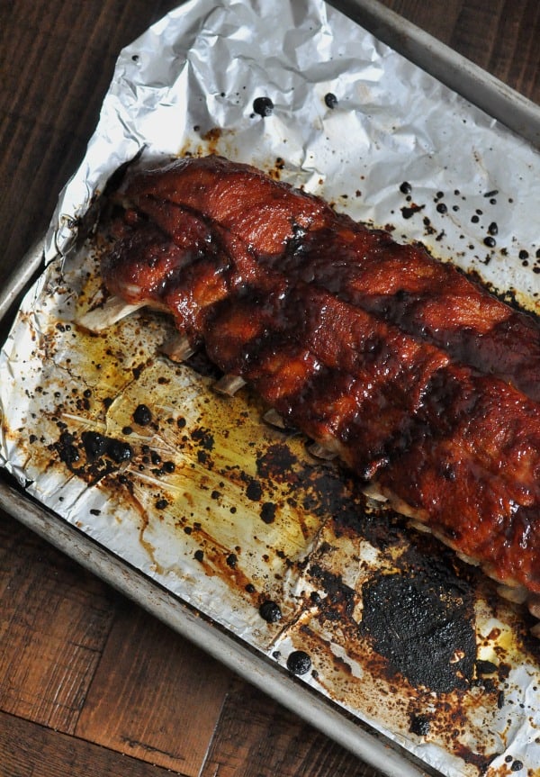 The best Instant Pot Ribs recipe for tender ribs that fall off the bone! Super easy and kid-friendly! Seasoned with a sweet and smoky rub and finished with a honey bbq sauce. Make in your Instant Pot or Crock-Pot Slow Cooker!