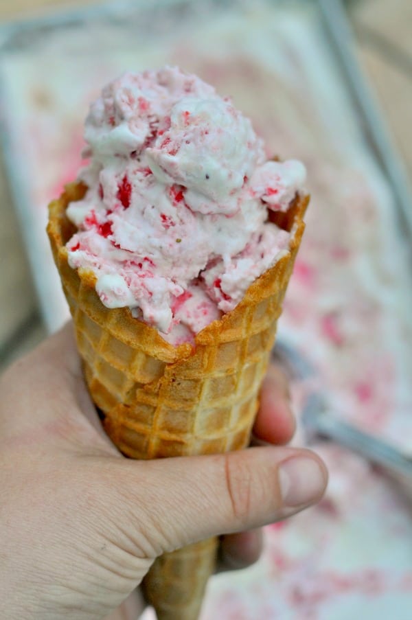 Easy Strawberry Ice Cream Recipe