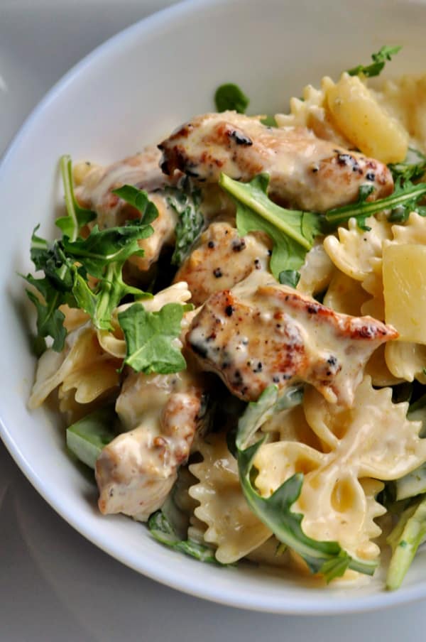 Green Curry Pasta Salad - Dining with Alice