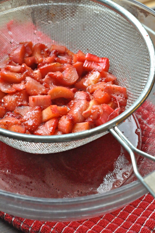 Strawberry Rhubarb French Toast Bake recipe strawberry rhubarb syrup