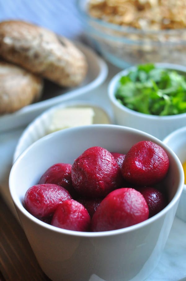 Mushroom and Beet Black Bean Burger easy recipe