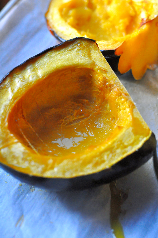 acorn squash in oven