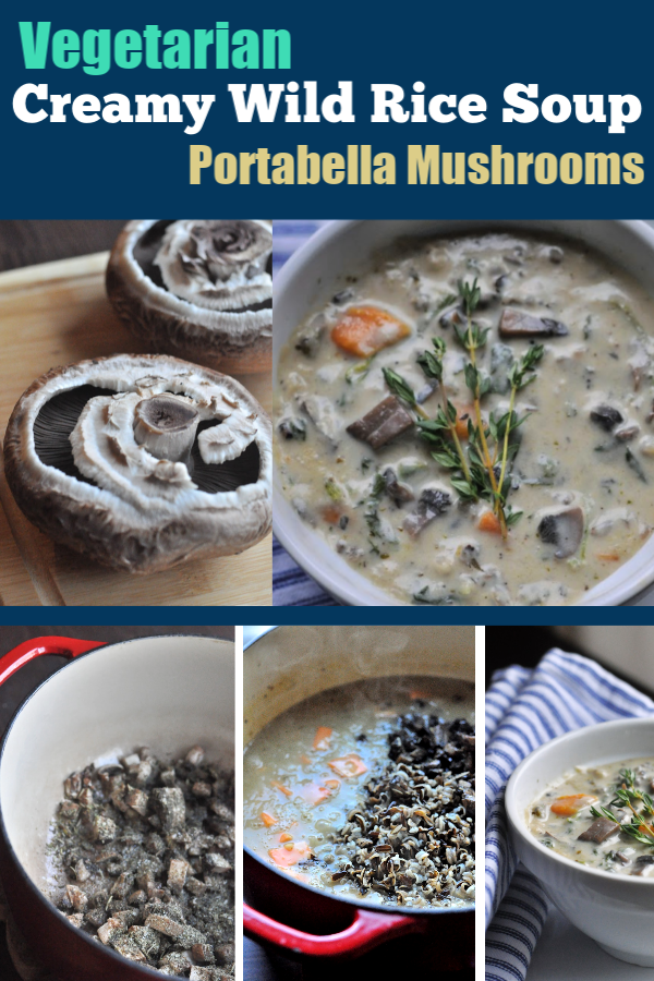 Steps to make vegetarian wild rice soup